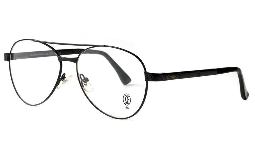 Wholesale Replica Cartier Full Rim Metal Eyeglasses Frame for Sale-003
