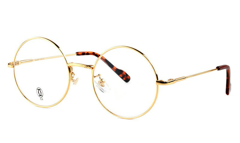Wholesale Replica Cartier Full Rim Metal Eyeglasses Frame for Sale-016