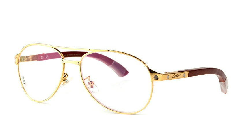 Wholesale Cheap Cartier Santos Eyeglass Frames Replica for Sale-014