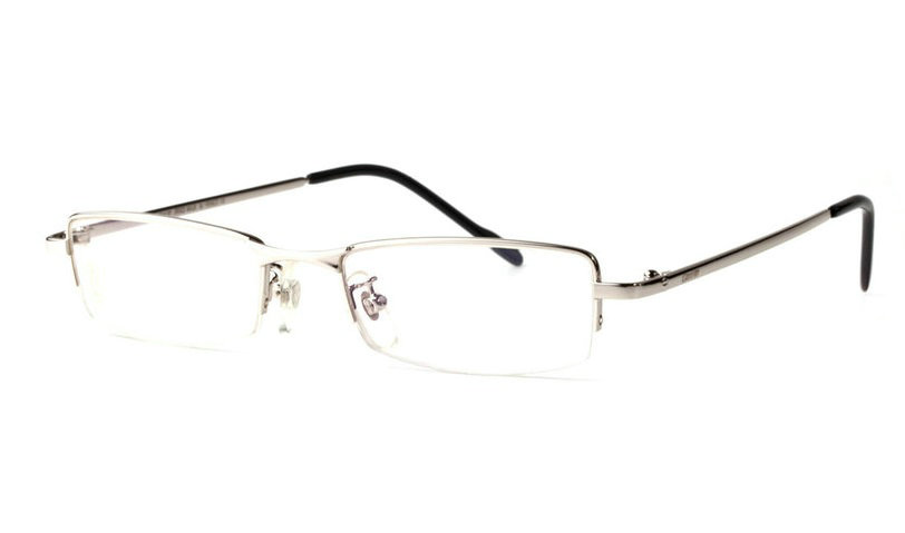 Wholesale Cartier Metal Half Rim Replica Glasses Frame for Sale-006