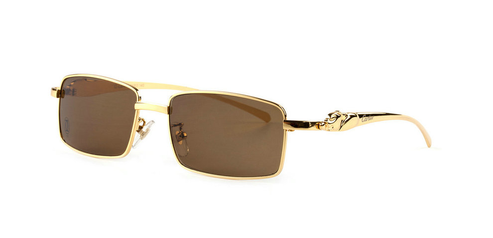 Wholesale Cheap Panthere De Cartier Sunglasses Replica for Sale-019