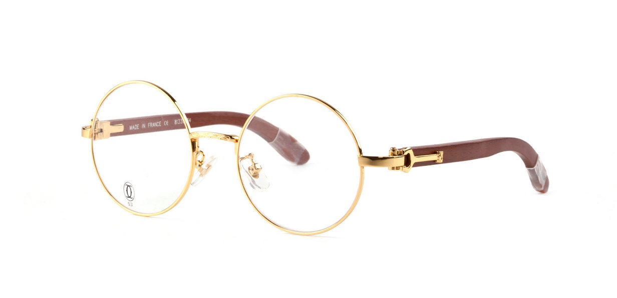 Wholesale Cartier Round Glasses Frame For Sale-609