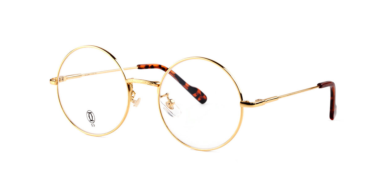 Wholesale Cartier Round Glasses Frame For Sale-616