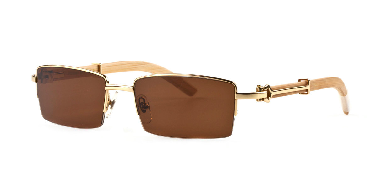 Wholesale Replica Cartier Bamboo Frame Glasses Online Sale-630