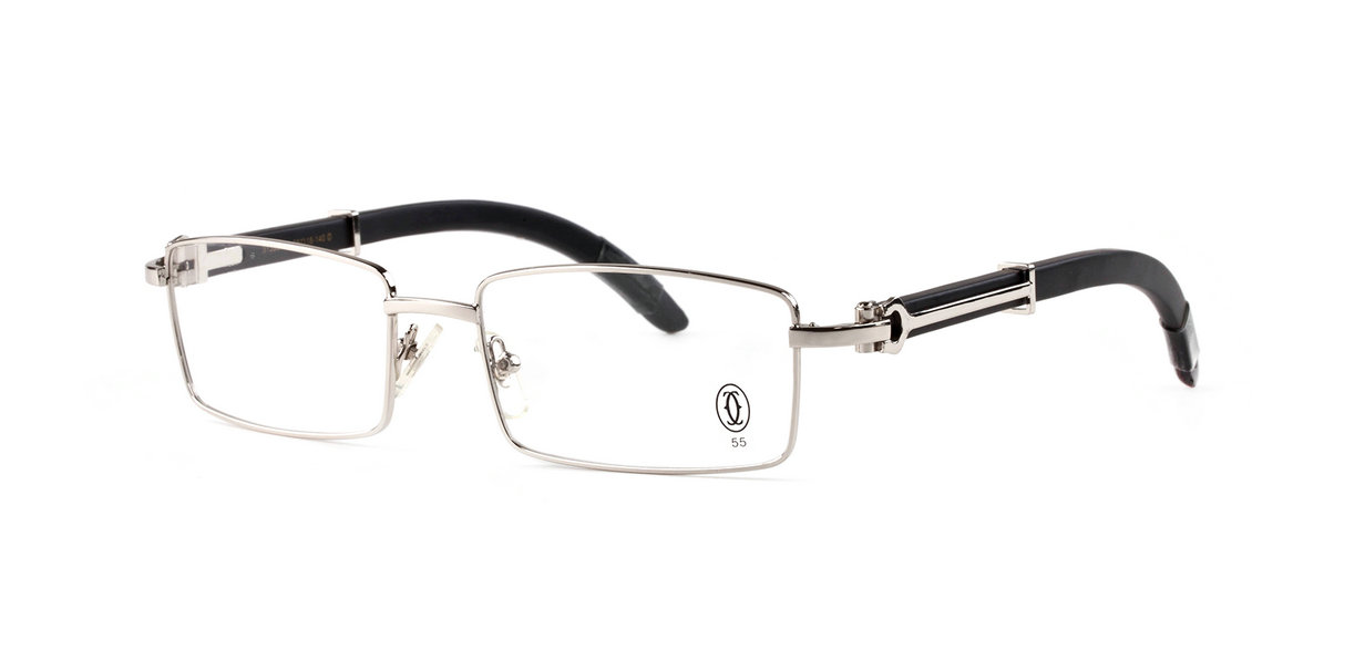 Wholesale Replica Cartier Wood Frame Glasses For Cheap Sale-637